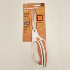 Fiskars easy action shears scissors soft grip handle seamstress sewing